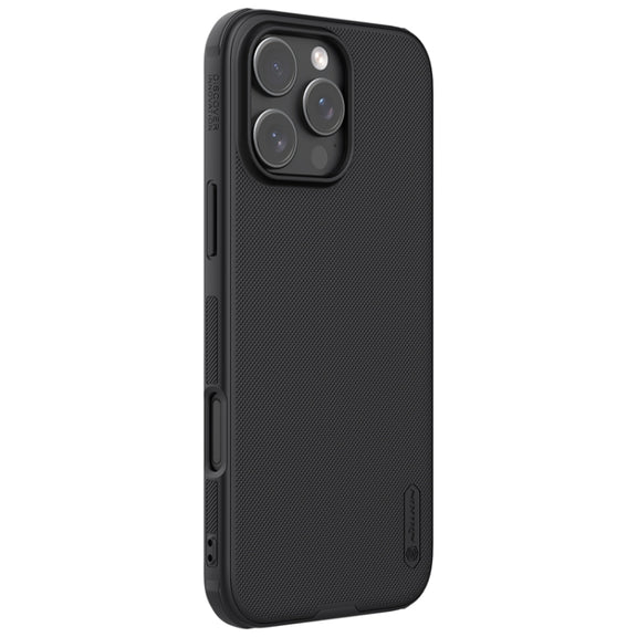 For iPhone 16 Pro Max NILLKIN Frosted Shield Pro Magnetic Magsafe Phone Case(Black)
