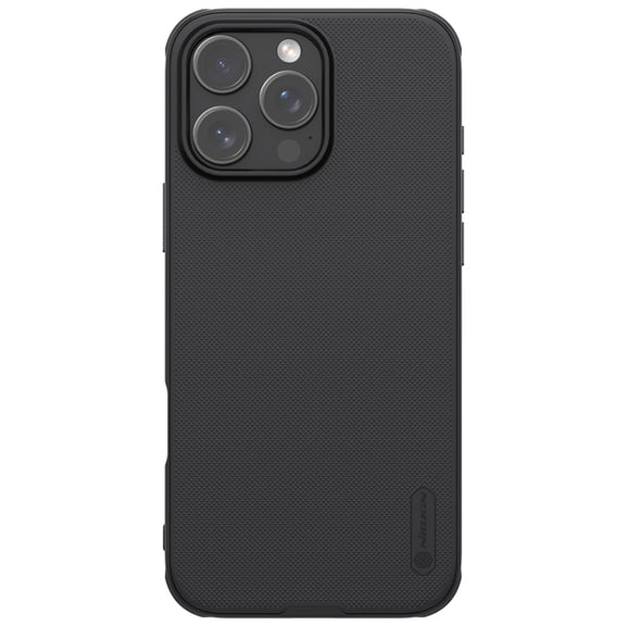 For iPhone 16 Pro Max NILLKIN Frosted Shield Pro Magnetic Magsafe Phone Case(Black)