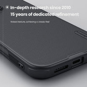 For iPhone 16 Pro NILLKIN Frosted Shield Pro Magnetic Magsafe Phone Case(Black)