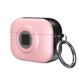 For AirPods 3 Camera Series PC + TPU Headset Shockproof Carbon Fibre Case(Pink) - For AirPods 3 by PMC Jewellery | Online Shopping South Africa | PMC Jewellery | Buy Now Pay Later Mobicred