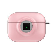 For AirPods 3 Camera Series PC + TPU Headset Shockproof Carbon Fibre Case(Pink)