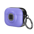 For AirPods Pro Camera Series PC + TPU Headset Shockproof Carbon Fibre Case(Purple) - For AirPods Pro by PMC Jewellery | Online Shopping South Africa | PMC Jewellery | Buy Now Pay Later Mobicred