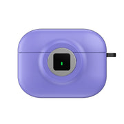 For AirPods Pro Camera Series PC + TPU Headset Shockproof Carbon Fibre Case(Purple)