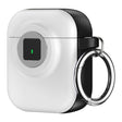 For AirPods 1 / 2 Camera Series PC + TPU Headset Shockproof Carbon Fibre Case(White) - For AirPods 1/2 by PMC Jewellery | Online Shopping South Africa | PMC Jewellery | Buy Now Pay Later Mobicred