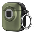 For AirPods 1 / 2 Camera Series PC + TPU Headset Shockproof Carbon Fibre Case(Green) - For AirPods 1/2 by PMC Jewellery | Online Shopping South Africa | PMC Jewellery | Buy Now Pay Later Mobicred