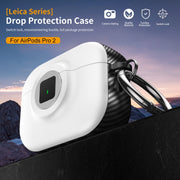 For AirPods 3 Camera Series PC + TPU Headset Shockproof Carbon Fibre Case(Green)