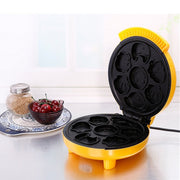 Household Cake Machine Double-sided Heating Baking Machine, Plug Type:AU Plug(Yellow)