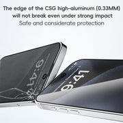 For iPhone 16 Pro Max ZGA 0.33mm 2.5D Anti-static Privacy Tempered Glass Film
