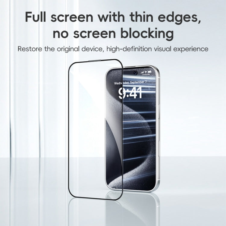 For iPhone 16 Pro ZGA 0.33mm 2.5D Anti-static HD Tempered Glass Film