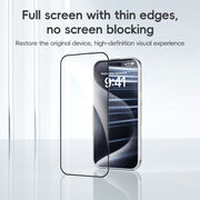 For iPhone 16 Plus ZGA 0.33mm 2.5D Anti-static HD Tempered Glass Film