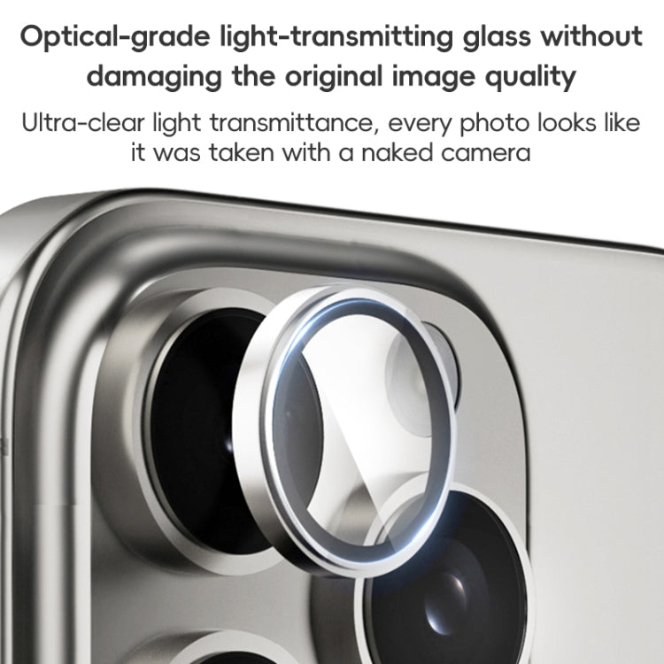 For iPhone 16 Pro / 16 Pro Max ZGA AR Eagle Eye Phone Lens Film(Gray)