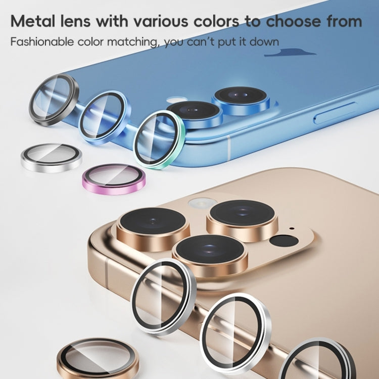 For iPhone 16 / 16 Plus ZGA AR Eagle Eye Phone Lens Film(Black)