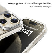For iPhone 16 Pro ZGA Magsafe Clear PC Tempered Glass Phone Case(Transparent)
