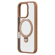 For iPhone 16 Pro Max ZGA Magsafe Holder PC Hybrid TPU Phone Case(Gold) - free shipping - PMC TechLife - Order now!