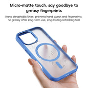 For iPhone 16 Pro ZGA Magsafe Frosted PC Hybrid TPU Phone Case(Gold)