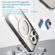 For iPhone 16 ZGA Colorful Airbag Magsafe PC Hybrid TPU Phone Case(Green)