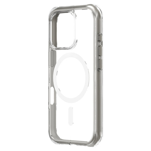 For iPhone 16 Pro Max ZGA Colorful Airbag Magsafe PC Hybrid TPU Phone Case(Grey)