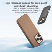 For iPhone 16 Pro ZGA Colorful Liquid Silicone Magsafe Phone Case(Grey)