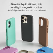 For iPhone 16 Plus ZGA Colorful Liquid Silicone Magsafe Phone Case(Blue)