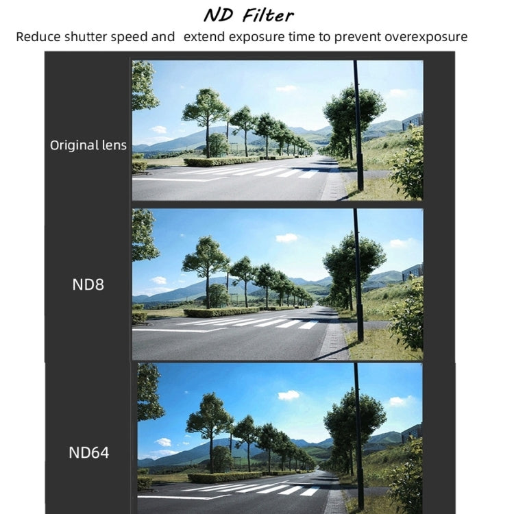 For DJI Neo STARTRC Drone Lens Filter, Lens:3 in 1 ND8/16/32