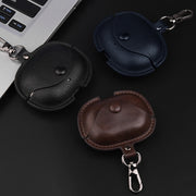 For Realme Buds Air 5 Pro Leather Earphone Protective Case with Hook(Green)