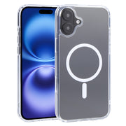 For iPhone 16 Plus GEBEI MagSafe Magnetic Transparent Phone Case