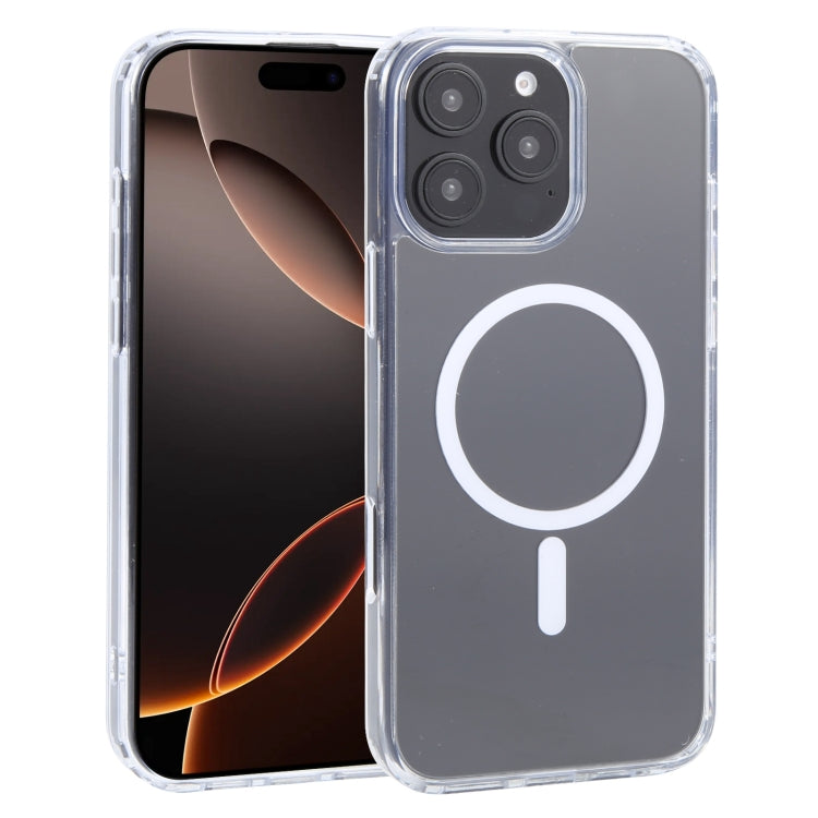 For iPhone 16 Pro Max GEBEI MagSafe Magnetic Transparent Phone Case(Transparent) - iPhone 16 Pro Max Cases by GEBEI | Online Shopping South Africa | PMC Jewellery | Buy Now Pay Later Mobicred