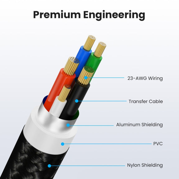 USB2.0 Male to Male Extension Data Charging Cable, Length:10m