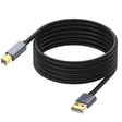 USB 2.0 A Male to B Male Square Port Printer Data Transmission Extension Cable, Length:10m - USB Cable by PMC TechLife | Online Shopping South Africa | PMC TechLife | Buy Now Pay Later Mobicred