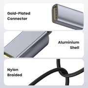 USB2.0 A Male to A Female Extension Data Charging Cable, Length:10m