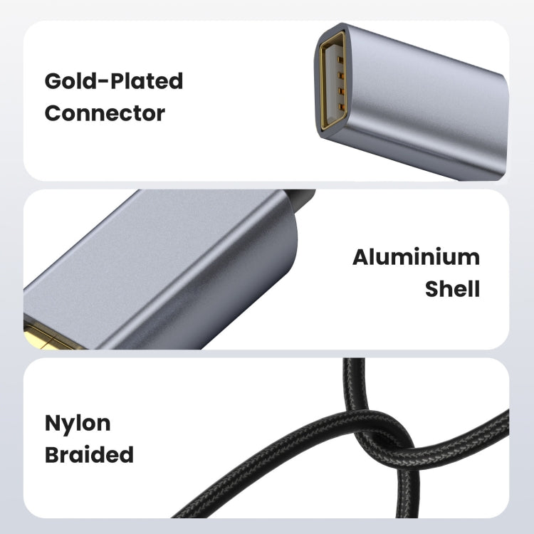 USB2.0 A Male to A Female Extension Data Charging Cable, Length:10m