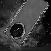 For Honor Magic Vs3 GKK Integrated Magnetic Fold Hinge Leather Shockproof Phone Case(Matte Green)