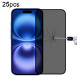 For iPhone 16 25pcs Full Cover Anti-spy Silk Screen Tempered Glass Film - iPhone 16 Tempered Glass by PMC TechLife | Online Shopping South Africa | PMC TechLife | Buy Now Pay Later Mobicred