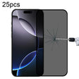 For iPhone 16 Pro Max 25pcs Full Cover Anti-spy Silk Screen Tempered Glass Film - iPhone 16 Pro Max Tempered Glass by PMC TechLife | Online Shopping South Africa | PMC TechLife | Buy Now Pay Later Mobicred