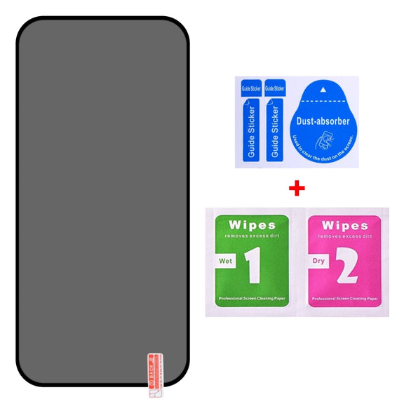 For iPhone 16 Pro Max 25pcs Full Cover Anti-spy Silk Screen Tempered Glass Film