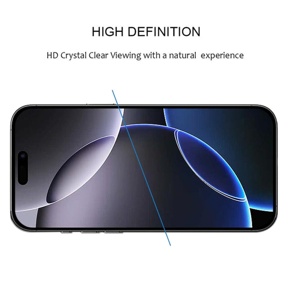 For iPhone 16 Pro Max 25pcs Full Glue Screen Tempered Glass Film