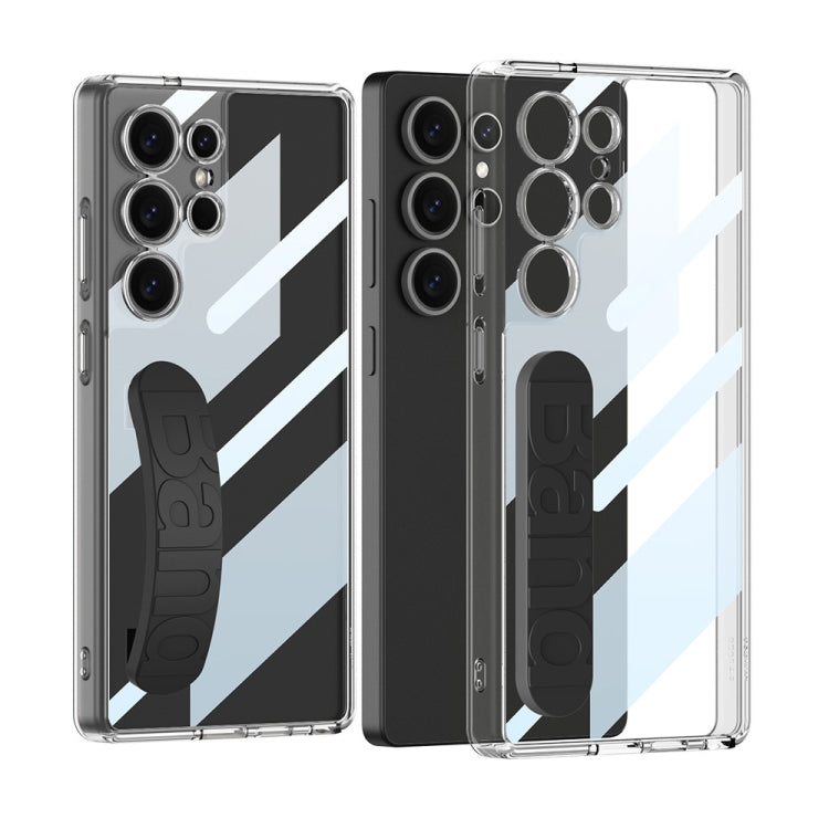 For Samsung Galaxy S25 Ultra 5G GKK Space Silicone Wristband Phone Case(Black) - free shipping - PMC Jewellery - Order now!