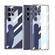 For Samsung Galaxy S25 Ultra 5G GKK Space Silicone Wristband Phone Case(Blue) - Galaxy S25 Ultra 5G Cases by GKK | Online Shopping South Africa | PMC Jewellery | Buy Now Pay Later Mobicred