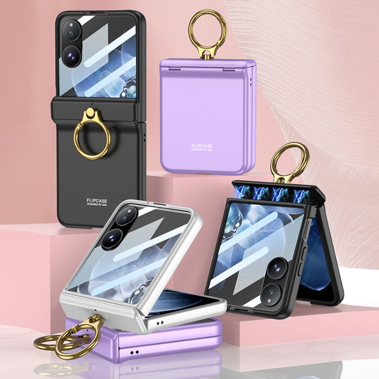 For Xiaomi Mix Flip GKK Integrated Magnetic Hinged Flip Case with Ring Holder(Black) - free shipping - PMC Jewellery - Order now!