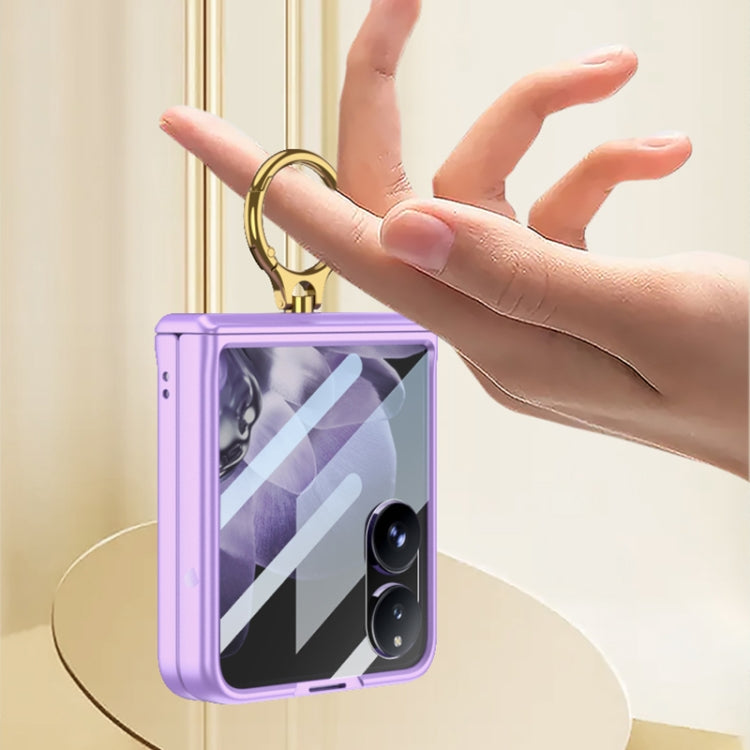 For Xiaomi Mix Flip GKK Integrated Magnetic Hinged Flip Case with Ring Holder(Black) - free shipping - PMC Jewellery - Order now!