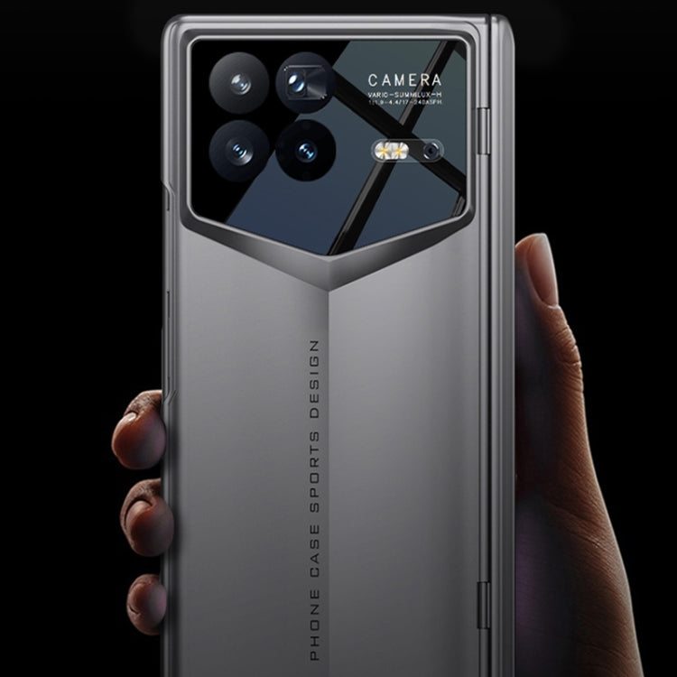 For Xiaomi Mix Fold 4 GKK Integrated Magnetic Blade Ultra-thin Full Coverage Phone Case(Grey) - free shipping - PMC Jewellery - Order now!