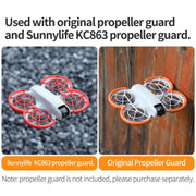 For DJI Neo Sunnylife Propeller Protective Guard Anti-collision Ring Cover(Grey)