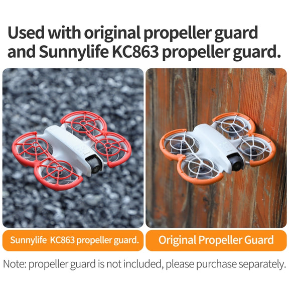 For DJI Neo Sunnylife Propeller Protective Guard Anti-collision Ring Cover(Grey)