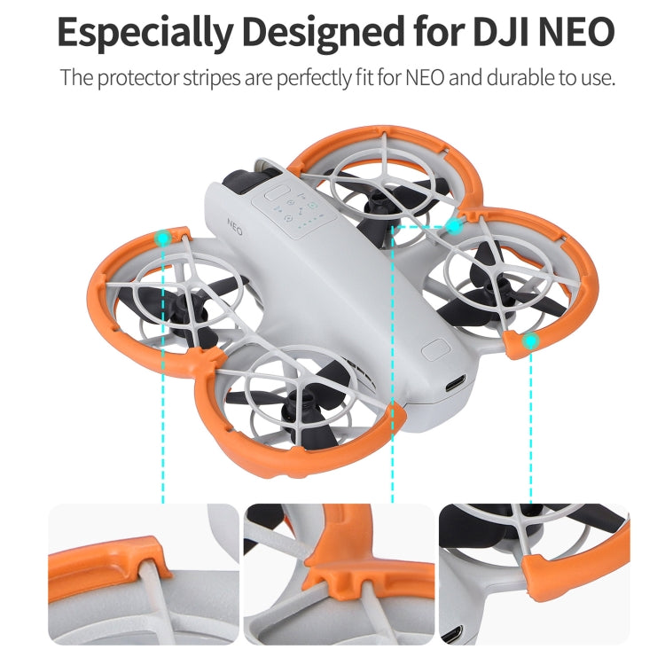 For DJI Neo Sunnylife Propeller Protective Guard Anti-collision Ring Cover(Grey)