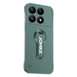 For Redmi K70 Baking Varnish 360 Rotate Holder No Frame PC Phone Case(Green) - Xiaomi Cases by PMC Jewellery | Online Shopping South Africa | PMC Jewellery | Buy Now Pay Later Mobicred