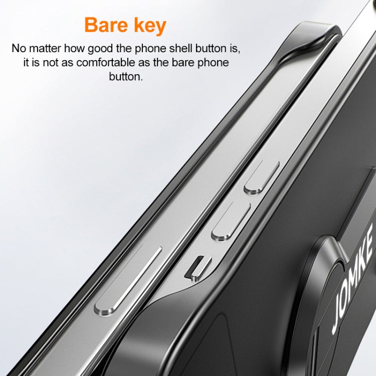 For Redmi K70 Pro Baking Varnish 360 Rotate Holder No Frame PC Phone Case(Silver) - free shipping - PMC Jewellery - Order now!