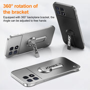 For Redmi K70 Ultra Baking Varnish 360 Rotate Holder No Frame PC Phone Case(Silver)