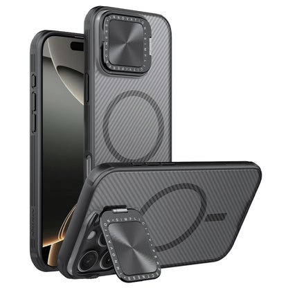 For iPhone 16 Pro NILLKIN CamShield Prop MagSafe Magnetic Translucent PC Phone Case(Black) - free shipping - PMC Jewellery - Order now!