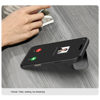 For iPhone 16 Pro NILLKIN CamShield Prop MagSafe Magnetic Translucent PC Phone Case(Black) - free shipping - PMC Jewellery - Order now!
