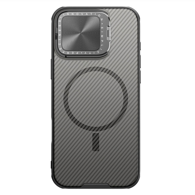 For iPhone 16 Pro NILLKIN CamShield Prop MagSafe Magnetic Translucent PC Phone Case(Black)